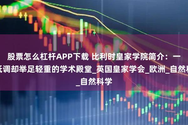 股票怎么杠杆APP下载 比利时皇家学院简介：一座低调却举足轻重的学术殿堂_英国皇家学会_欧洲_自然科学